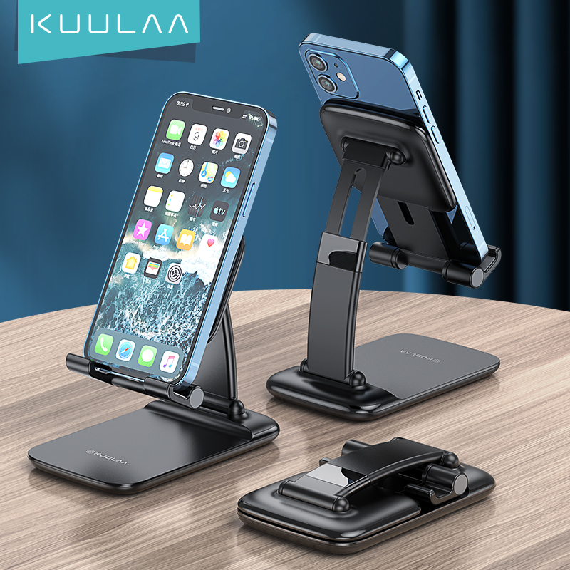 KUULAA  Mobile phone bracket   Retractable Phone Bracket compatible with iPhone IPAD Samsung Huawei XIAOMI