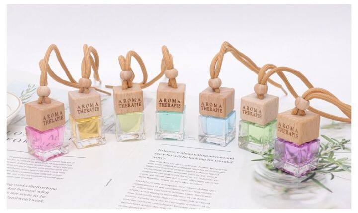 【Ann-Car】 Car Air Freshener Hanging Diffuser Scent - 10ml Car Aromatherapy Personality Pendant