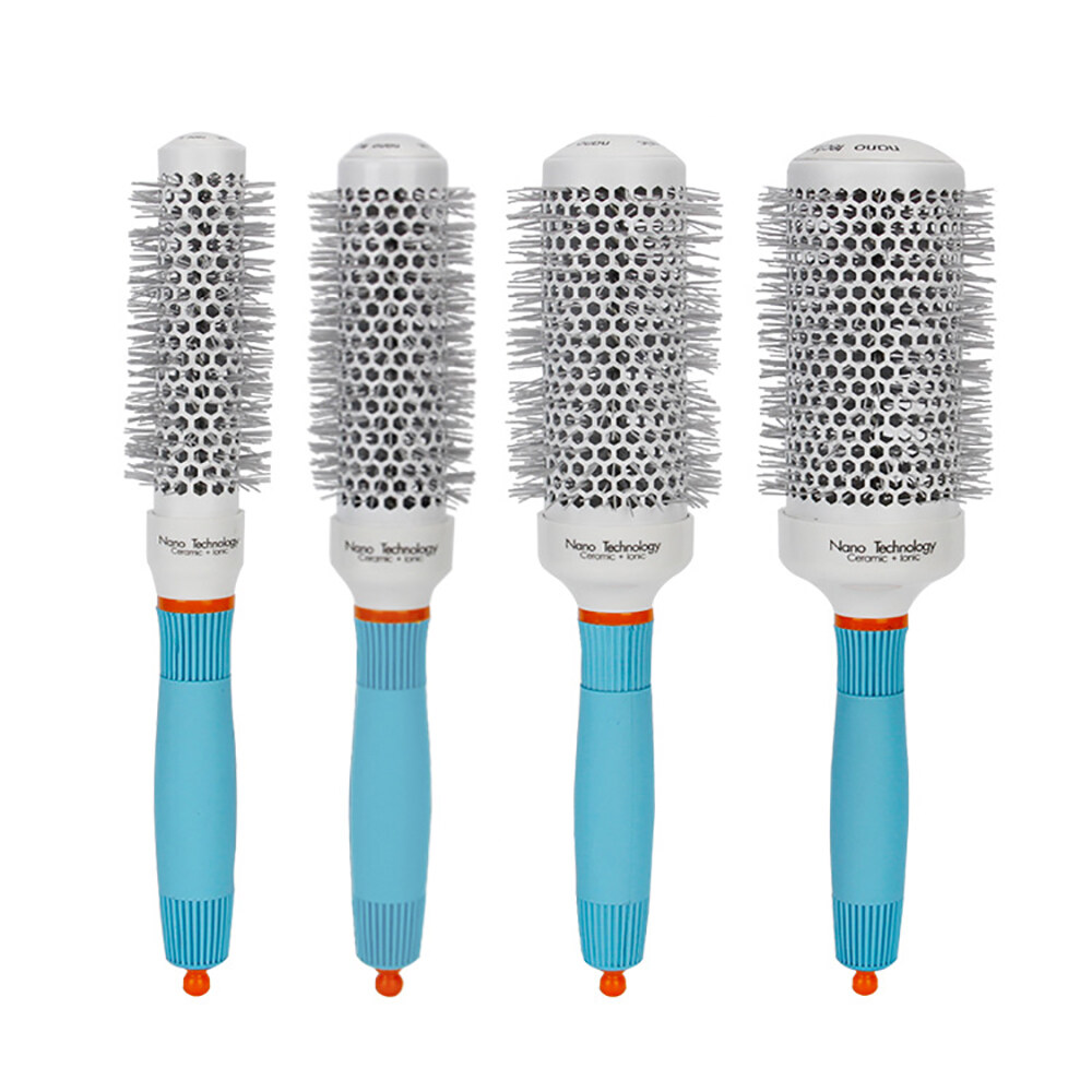 Professional Round Hair Brush Ceramic Ion Hairbrush Comb Salon Hair Styling Tools