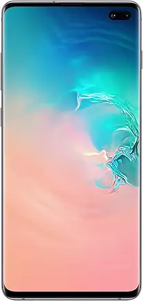 Samsung Galaxy S10+ Factory Unlocked Android Cell Phone | US Version | 1TB of Storage | Fingerprint ID and Facial Recognition | Long-Lasting Battery | Ceramic White